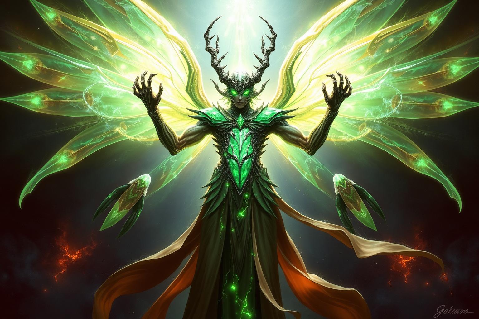 Atraxa, Praetors' Voice card art